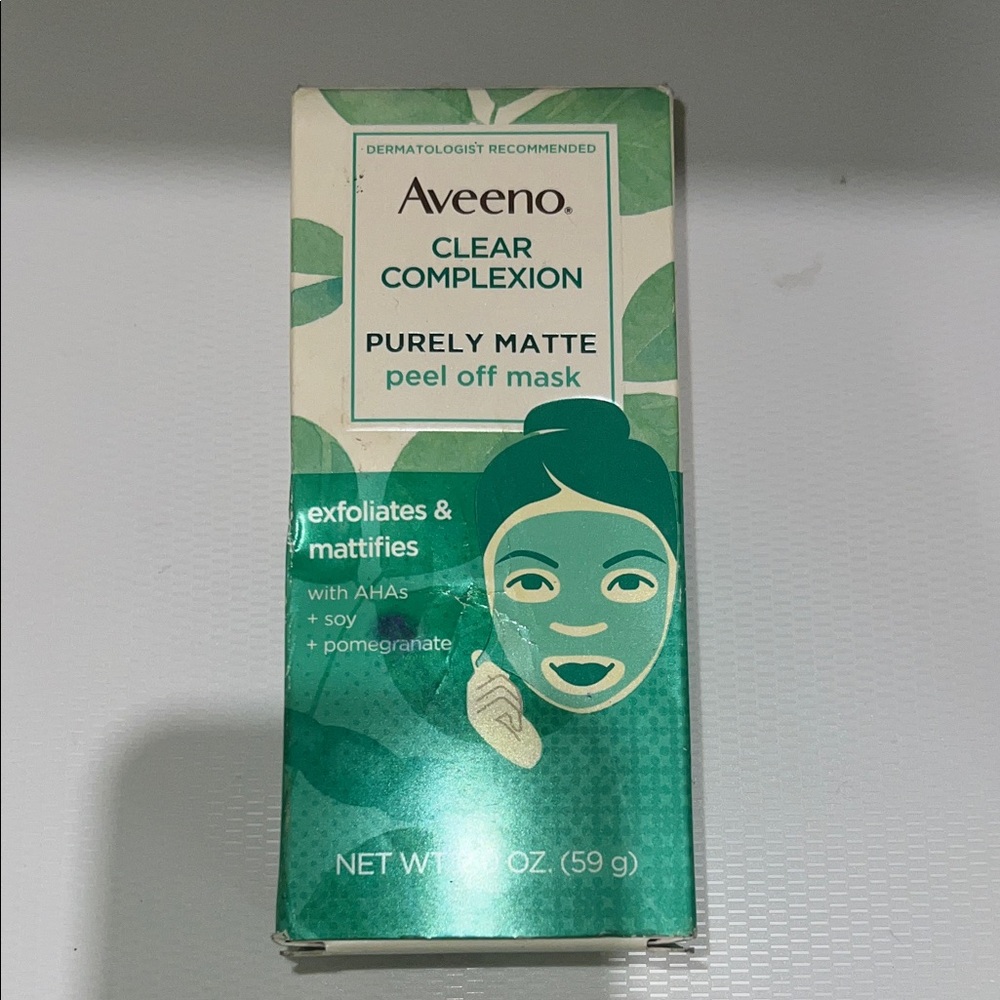 Aveeno Clear Complexion Purely Matte Peel Off Face Mask 2 oz